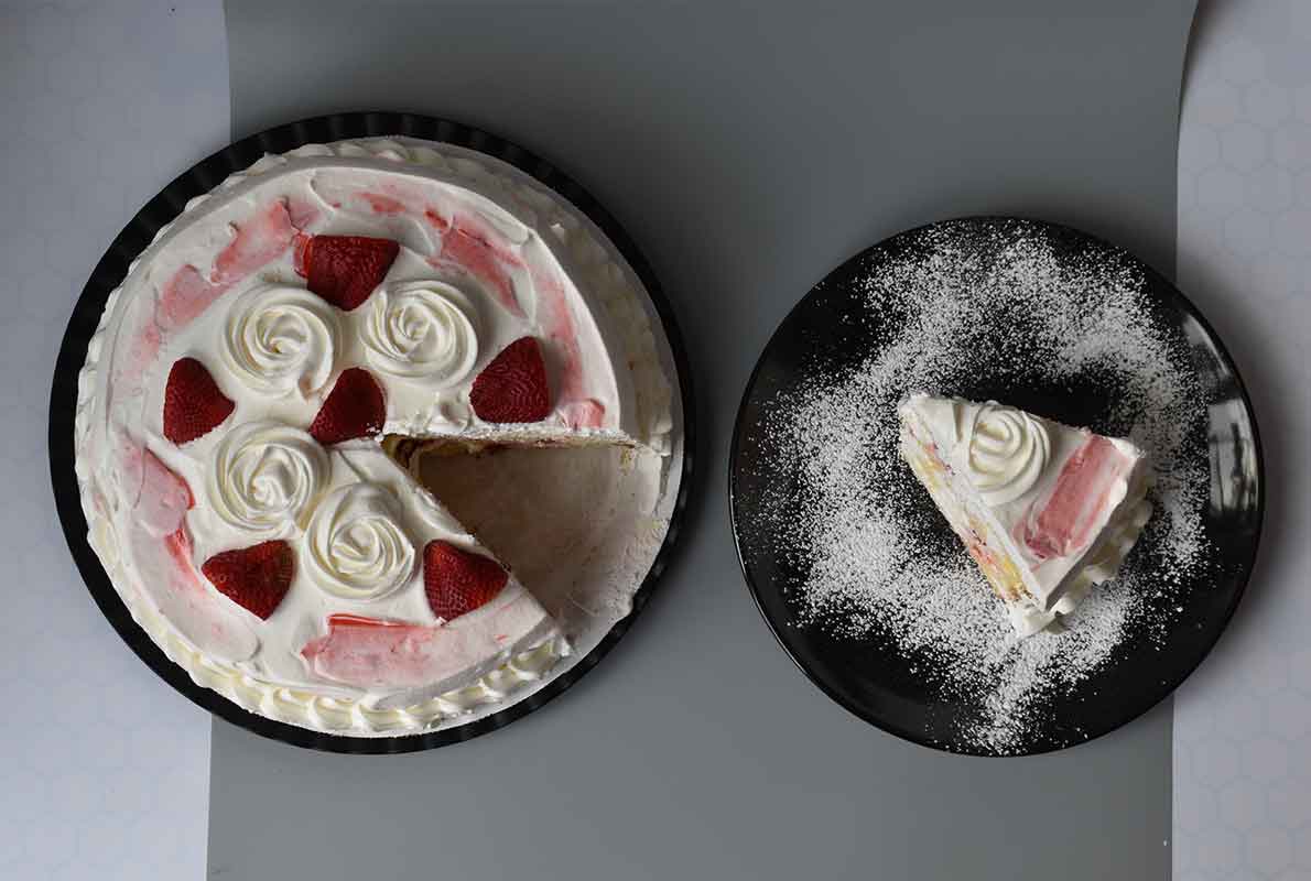 Assorted in-house pies and cakes from Smoky Rock Bakery
