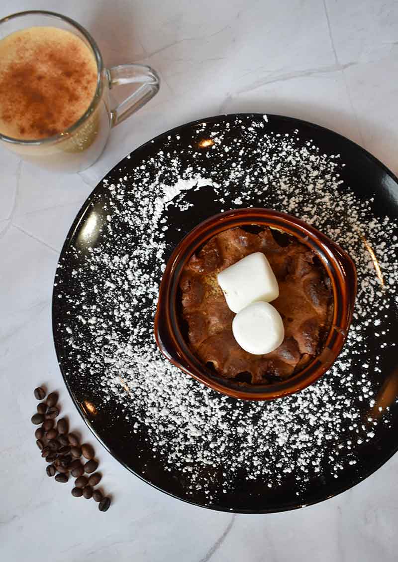 S'mores lava cake