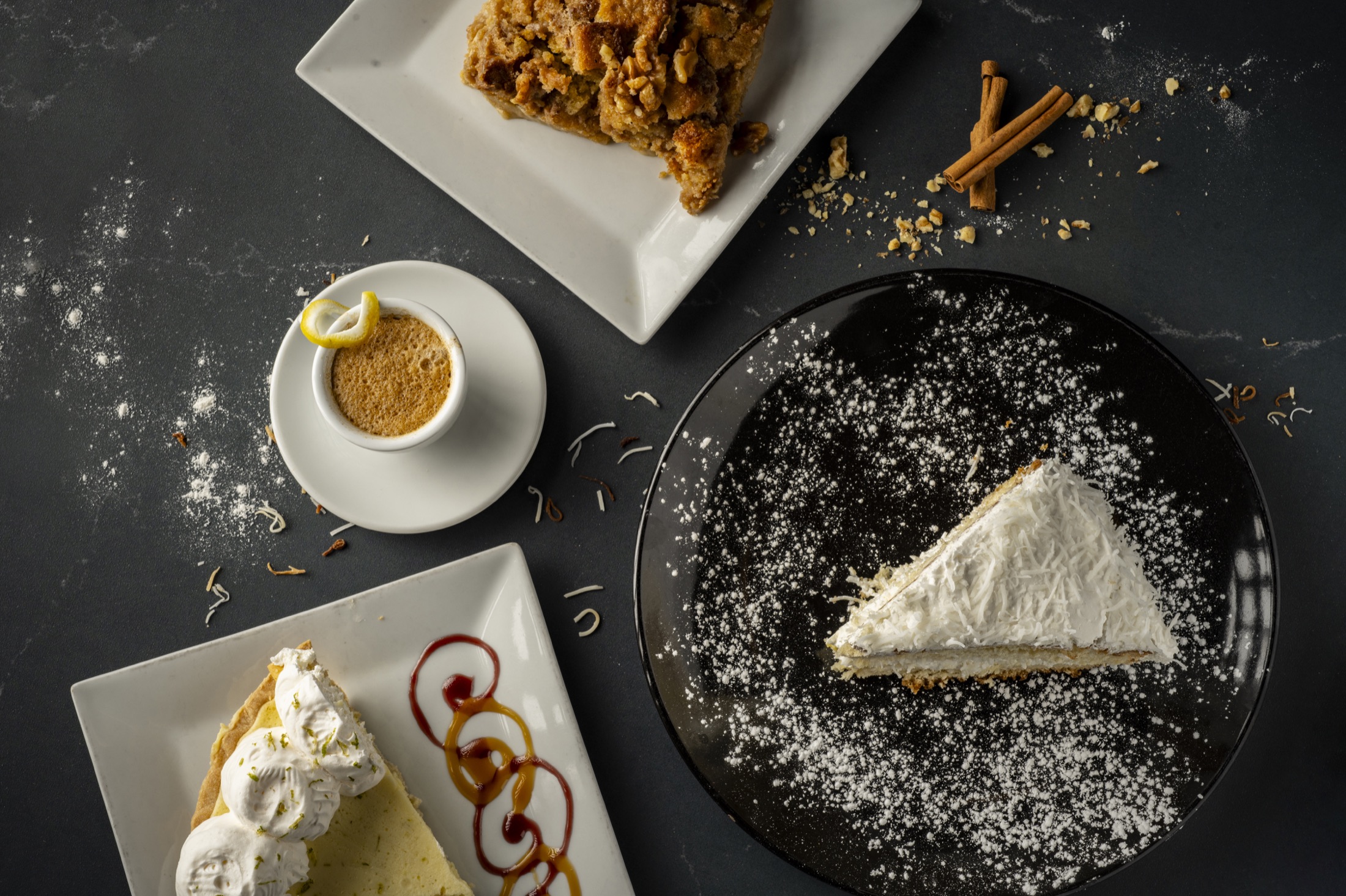 Fresh dessert from Smoky Rock BBQ in-house bakery