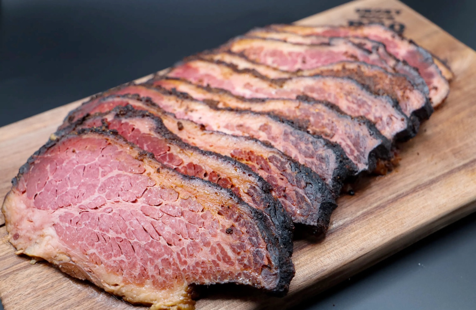 Smoked pastrami at Smoky Rock BBQ